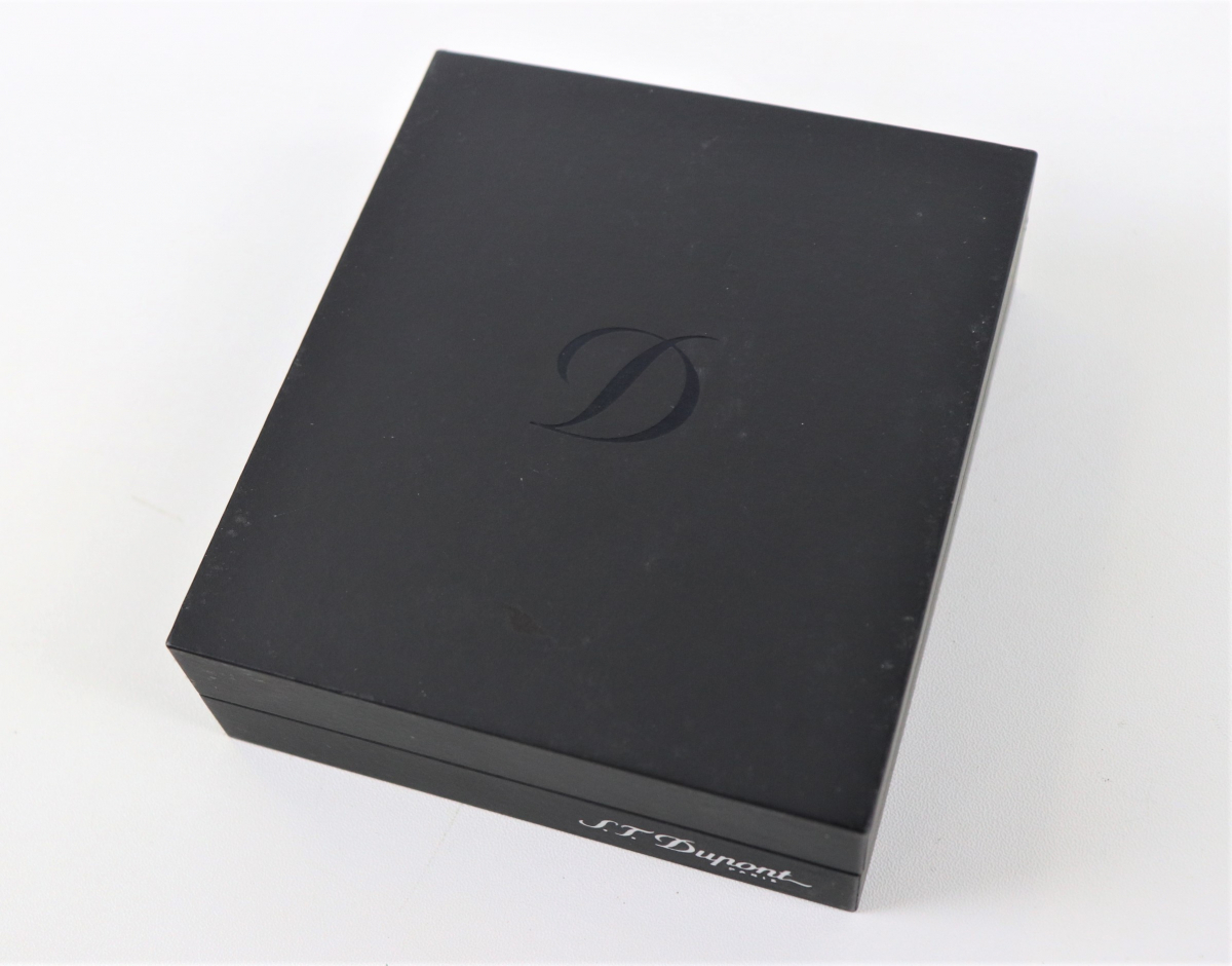 着火OK】S.T Dupont デュポン ライター シルバーカラー 箱付き Pierres 