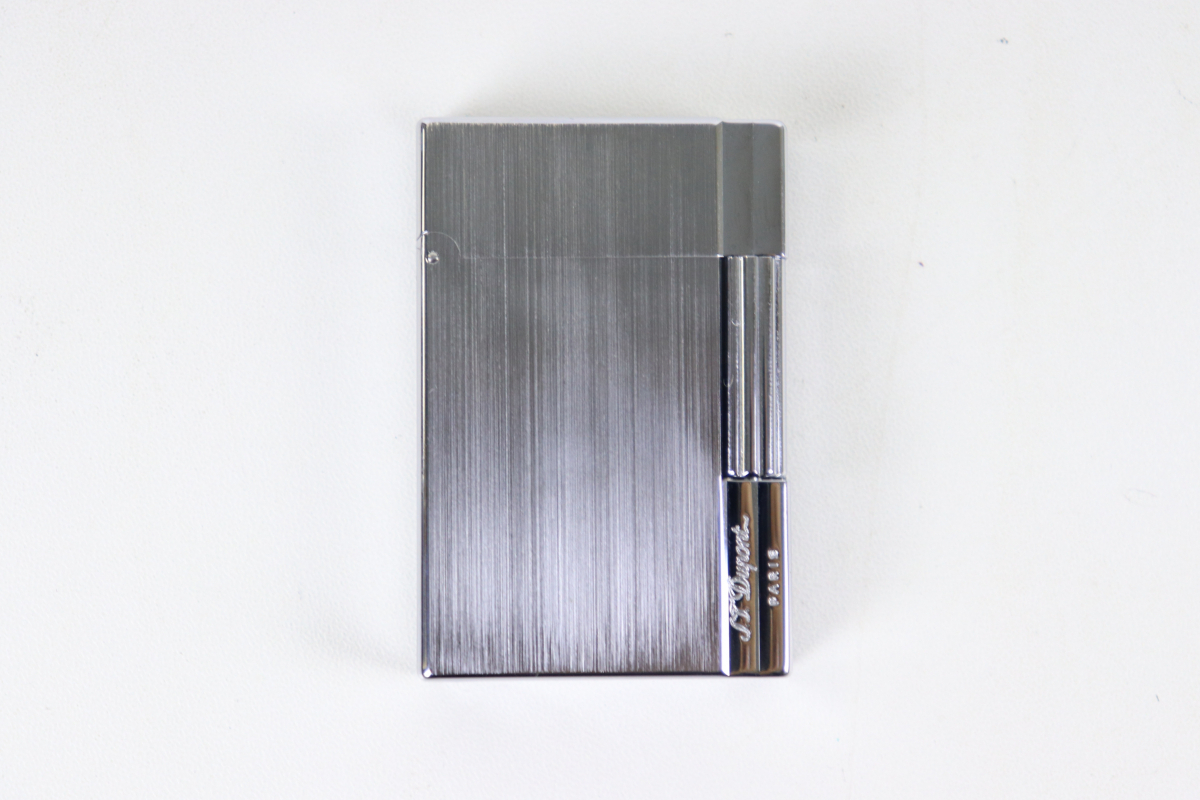 着火OK】S.T Dupont デュポン ライター シルバーカラー 箱付き Pierres 