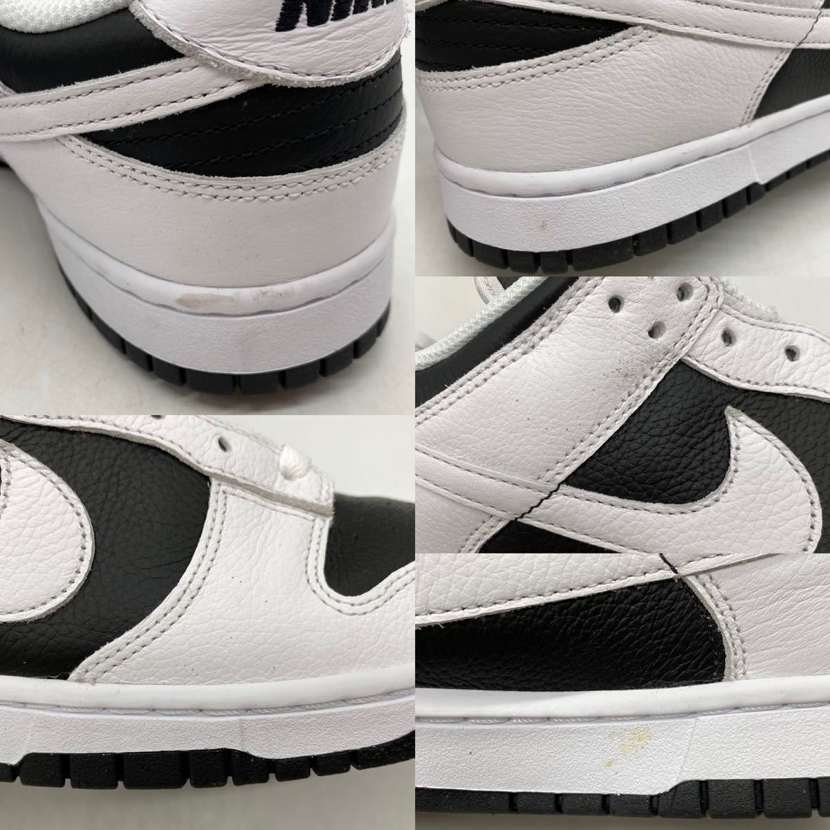 28cm】NIKE BY YOU DUNK LOW WHITE BLACK ナイキ バイユー ダンク ロー 