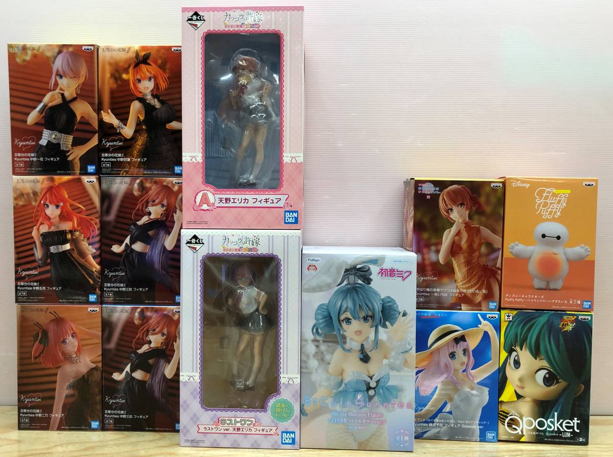  玩W98 フィギュア 120 13点まとめ プライズ＆一番くじ 五等分の花嫁SS/カッコウの許嫁/初音ミク/ベイマックス/うる星やつら 等(コミック、アニメ)｜売買されたオークション情報、yahooの商品情 その他