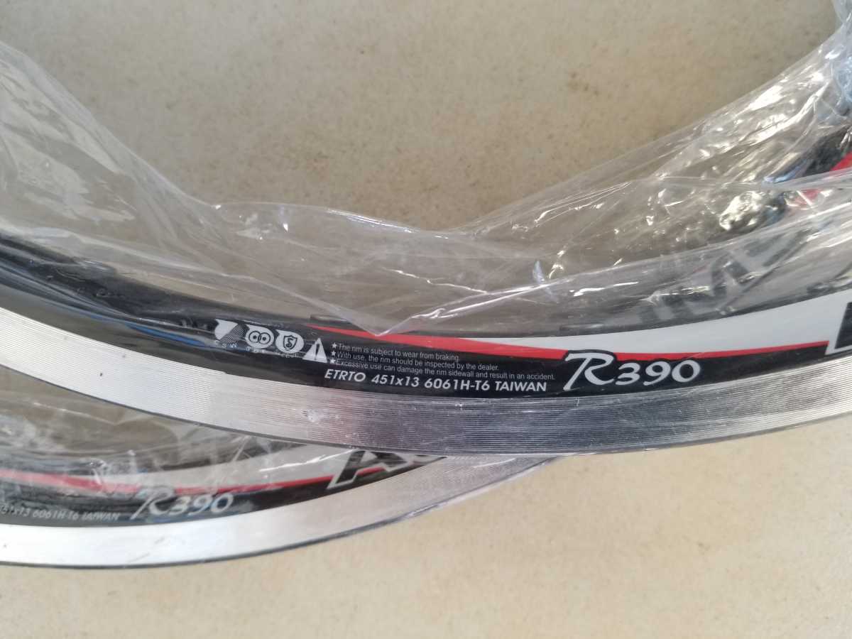 ALEXRIMS R390 20 451 x 1 1/8 Black 32H 2本セット(リム、スポーク)｜売買されたオークション情報 ...