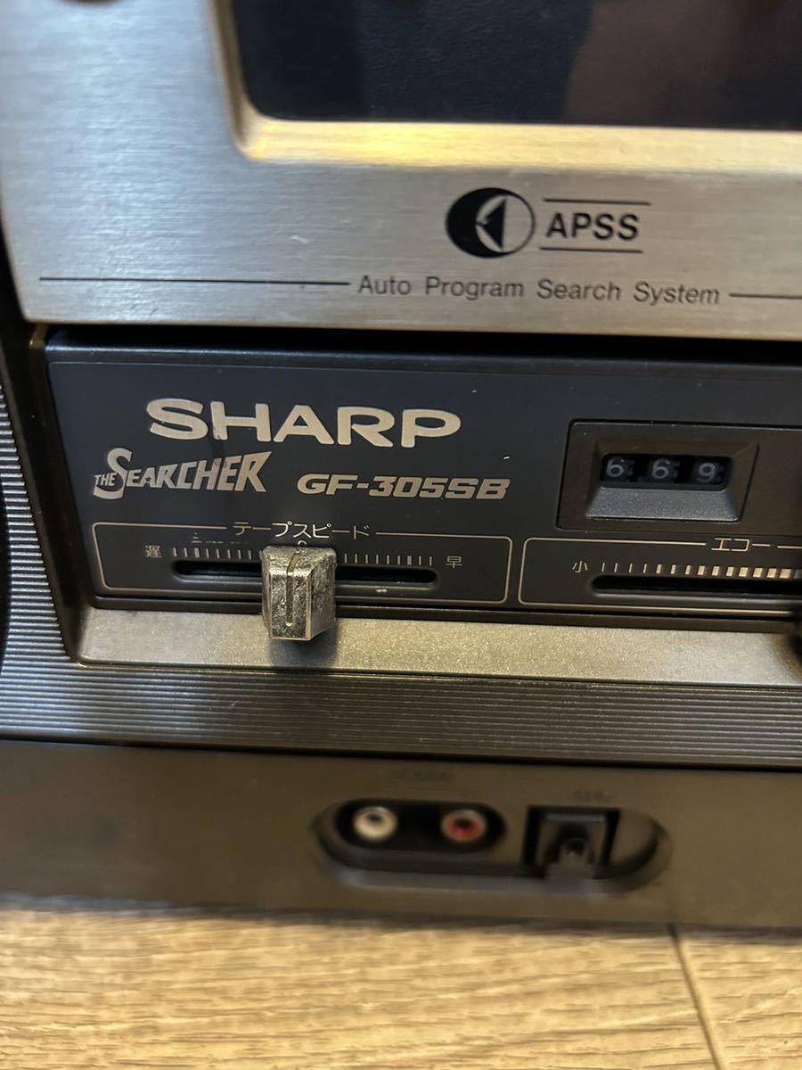 SHARP GF-305SB ラジカセ 昭和レトロ Cassette Sharp Radio シャープ