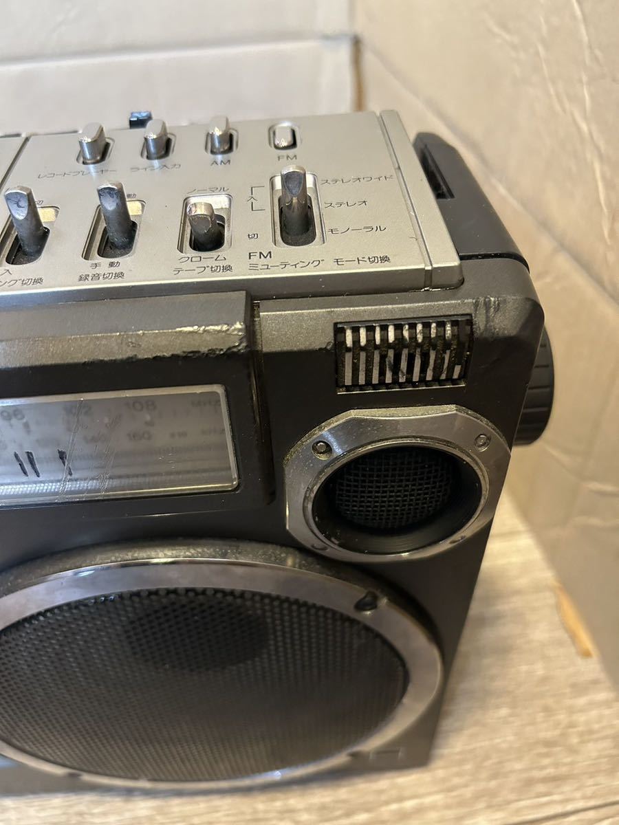 SHARP GF-305SB ラジカセ 昭和レトロ Cassette Sharp Radio シャープ
