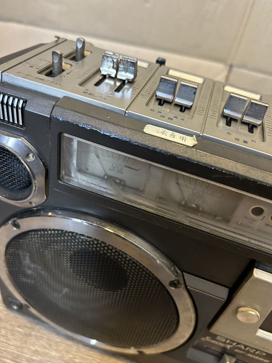 SHARP GF-305SB ラジカセ 昭和レトロ Cassette Sharp Radio シャープ