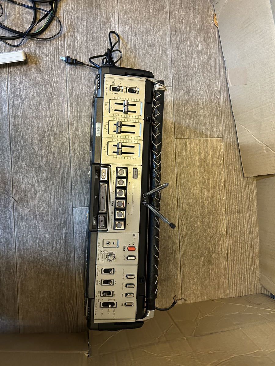 SHARP GF-305SB ラジカセ 昭和レトロ Cassette Sharp Radio シャープ