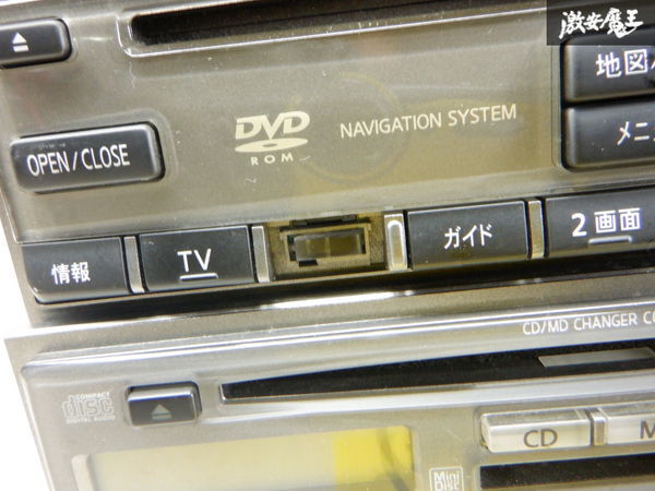 日産純正 BNR34 R34 スカイライン GT-R GTR RB26DETT 1DIN DVDナビ CD