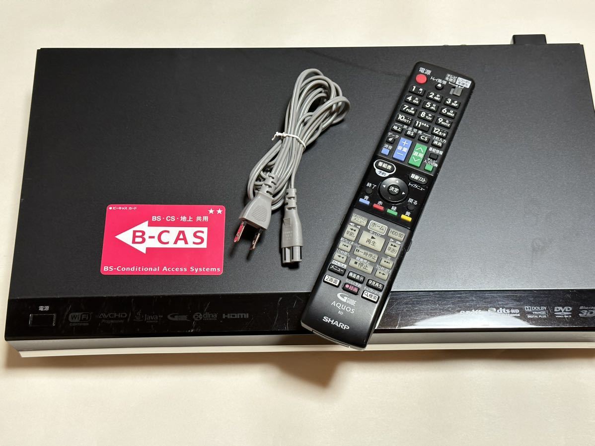 シャープ 320GB 2チューナー ブルーレイレコーダー AQUOS BD-HDW63