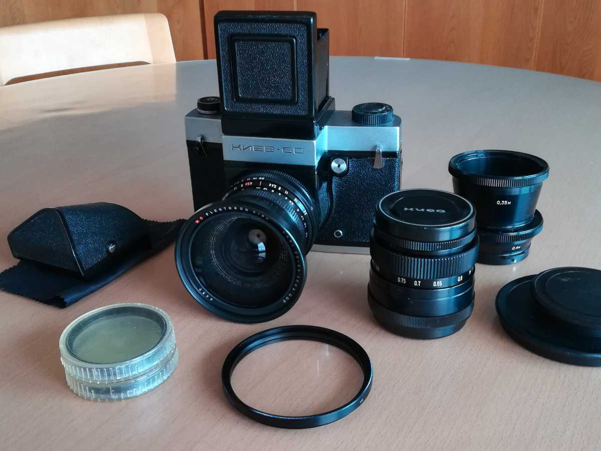 完動美品セット】Kiev-6c キエフ6c レンズ二本（MC Flektgon 4/50+Vega  