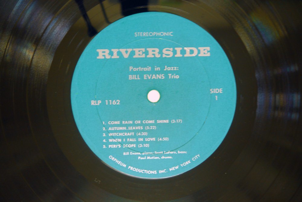 Evans Bill Portrait - Jazz | BILL In EVANS Trio ⁄ Riverside in by