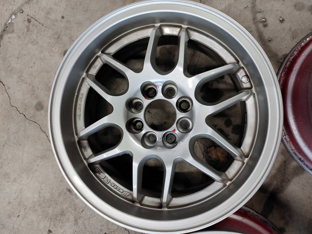 RSB ワーク 15インチ アルミホイール 4本セット 6.5J +42.0(手測 RSB ワーク 15インチ アルミホイール 4本セット 6.5J +42.0(手測