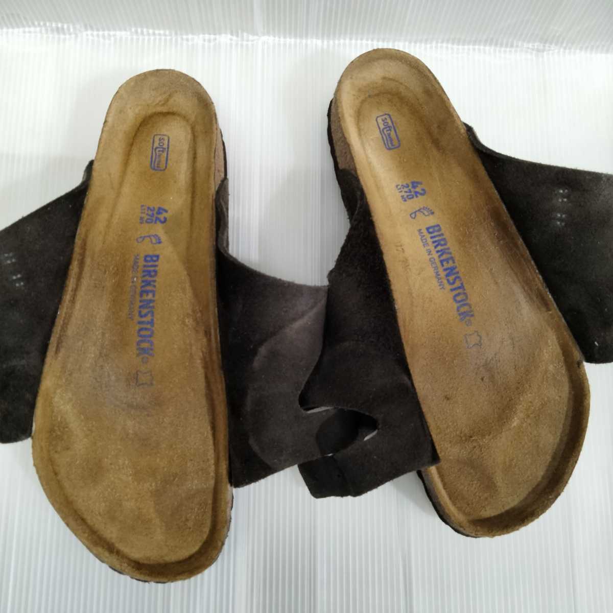 BIRKENSTOCK ビルケンシュトック ZURICH チューリッヒ sfb スエード ダークブラウン サンダル 42 27 brown suede sandal ソフトフット チューリッヒ Zurich ビルケンシュトック For SFB 0