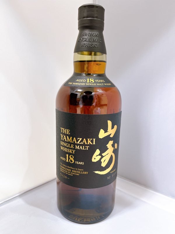 未開栓】サントリー 山崎18年 シングルモルト 旧ラベル 700ml 43 未開栓】サントリー 山崎18年 シングルモルト 旧ラベル 700ml 43