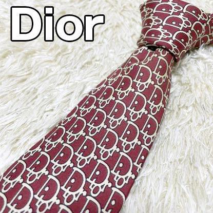 Christian Dior ディオール トロッター柄 シルク100% フランス