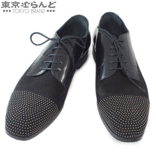 101609520☆ジミーチュウ JIMMY CHOO 内羽根 ストレートチップ