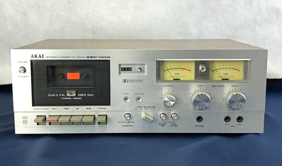 AKAI GXC-725D カセットデッキ ジャンク - メルカリ アカイ Cassette