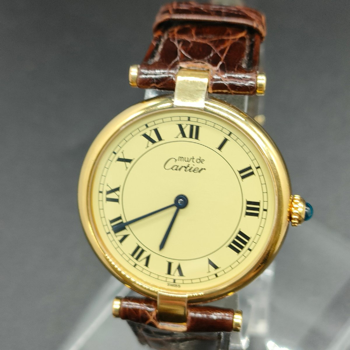 カルティエ ヴァンドーム Ref.590003 クォーツ LMサイズ Cartier 
