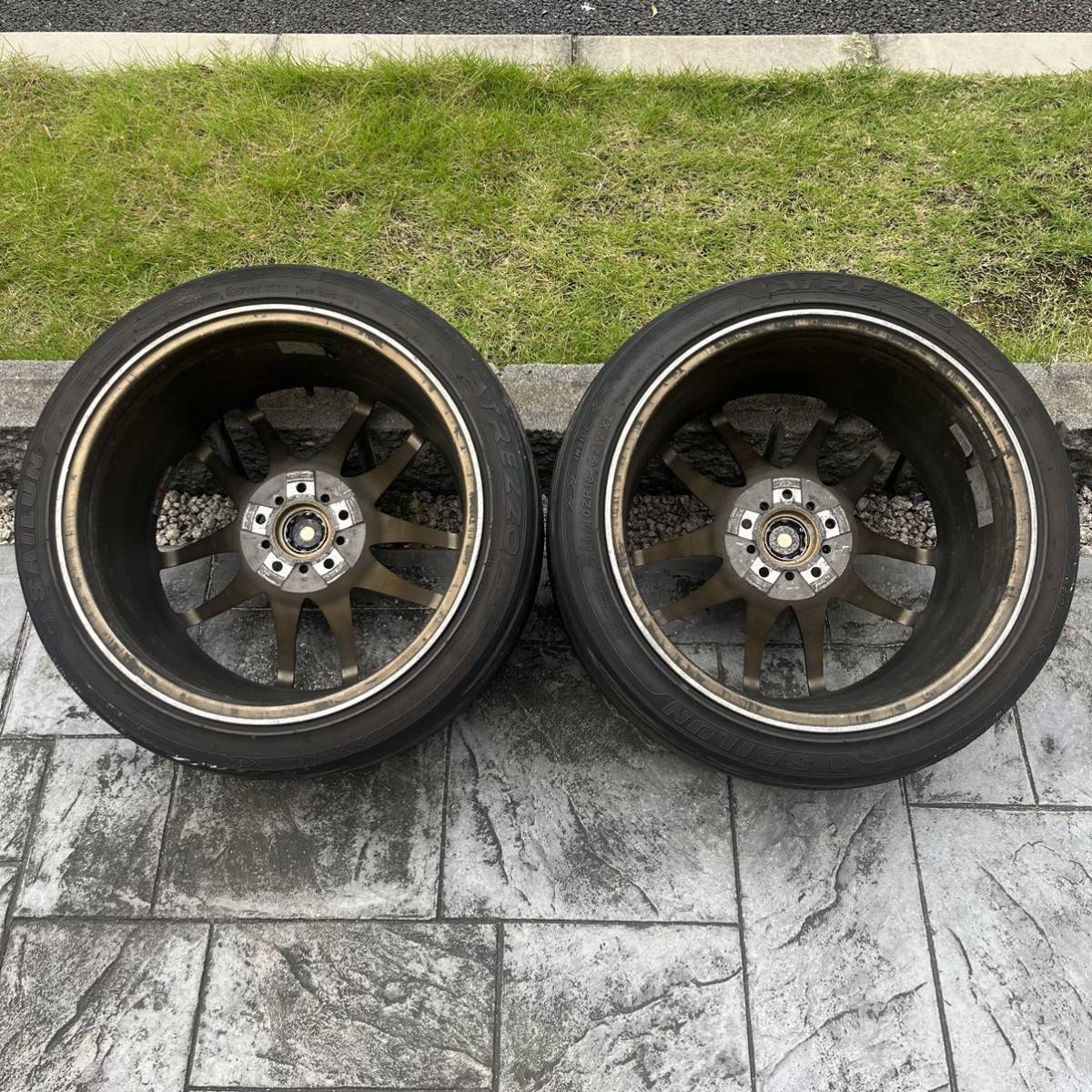 WORK EMOTION CR Kiwami 9.5J+38 114.3 5穴 18インチ アッシュドチタン
