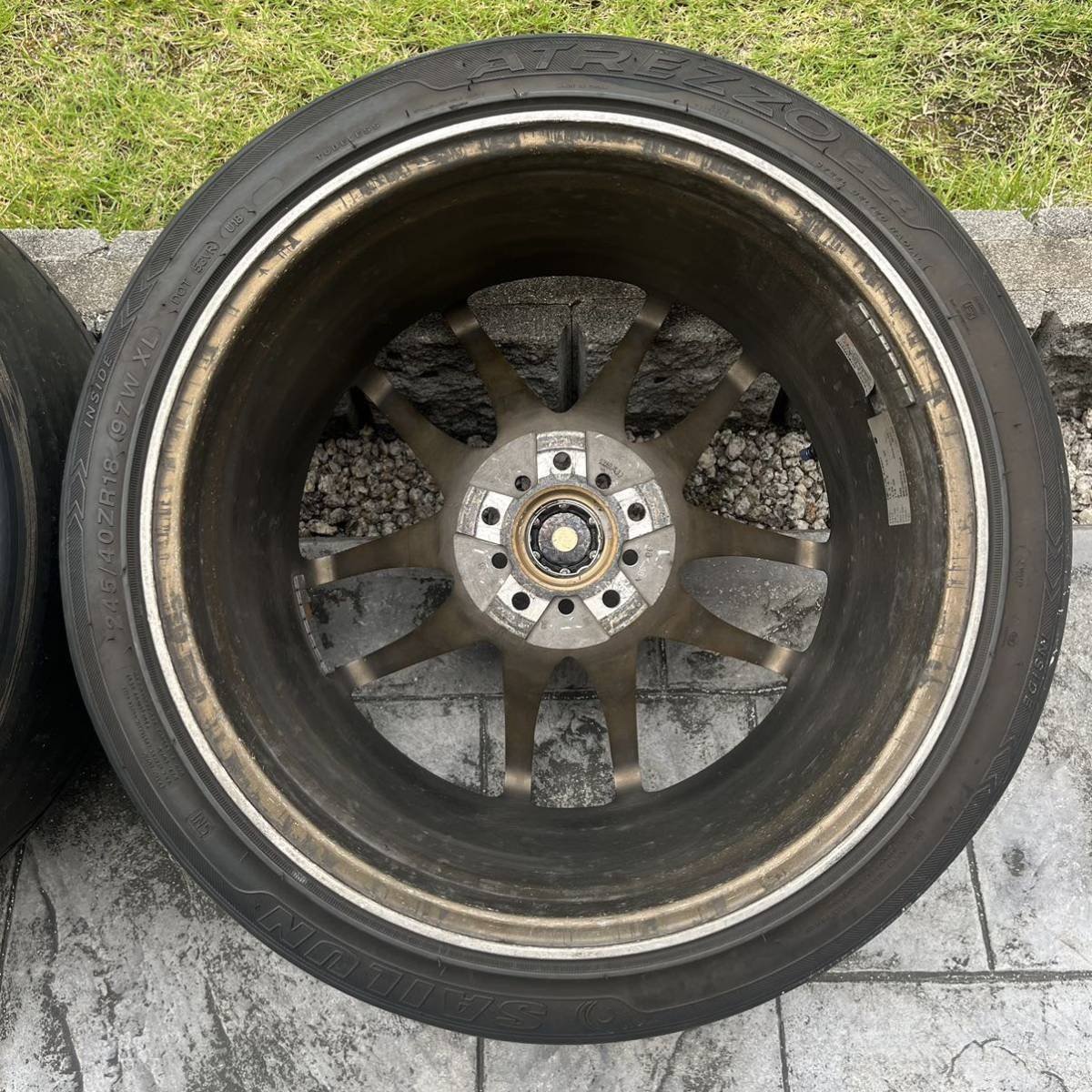 WORK EMOTION CR Kiwami 9.5J+38 114.3 5穴 18インチ アッシュドチタン