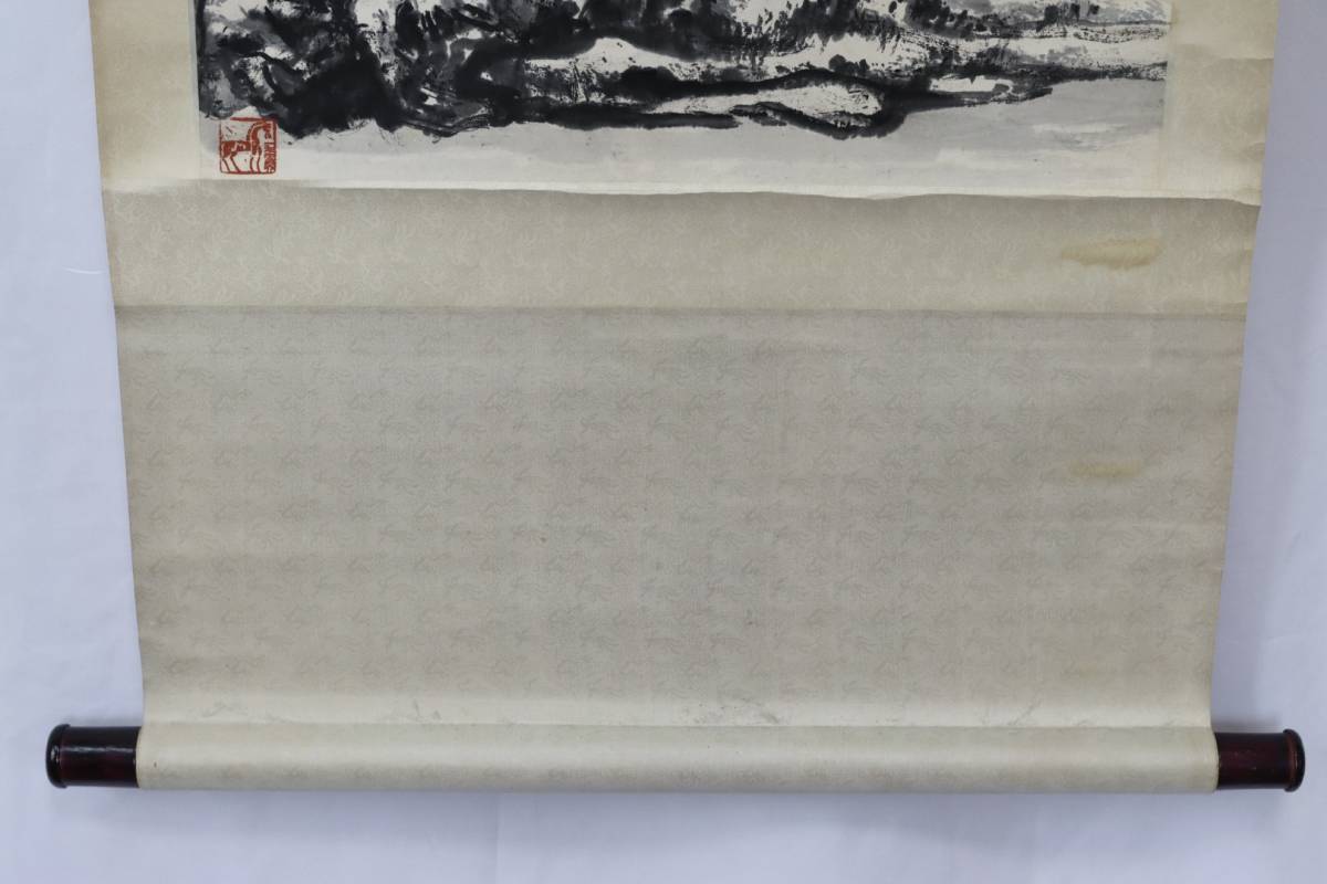 興懐] 『胡倬雲』真作 肉筆保証 中国画 山水 絵画 紙本 中国書道 古
