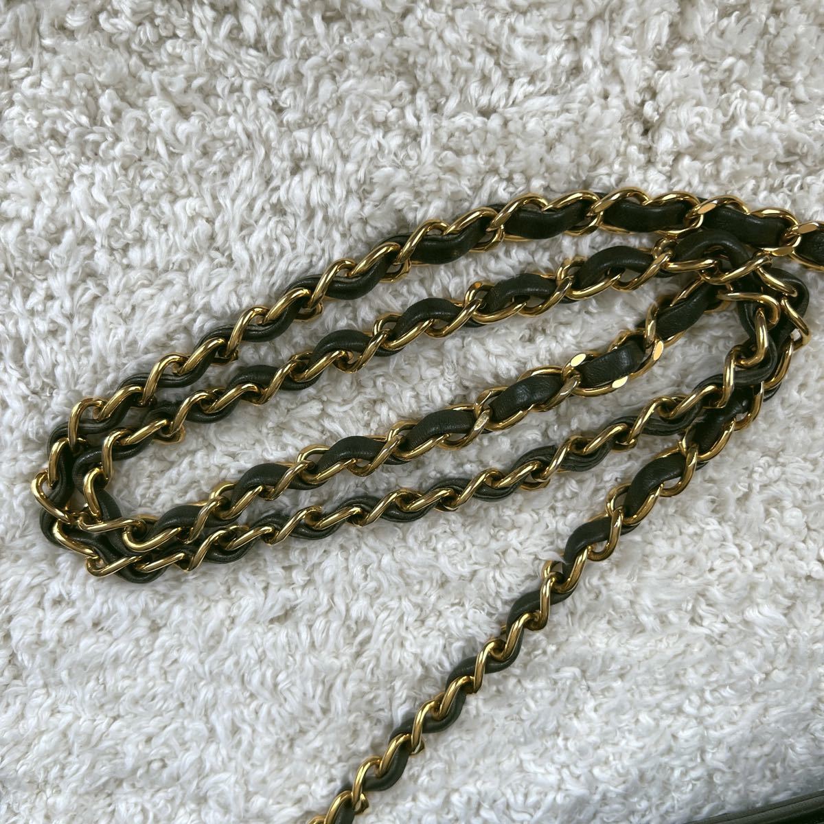 1円から シャネル CHANEL 美品 マトラッセ ショルダーバッグ チェーン 