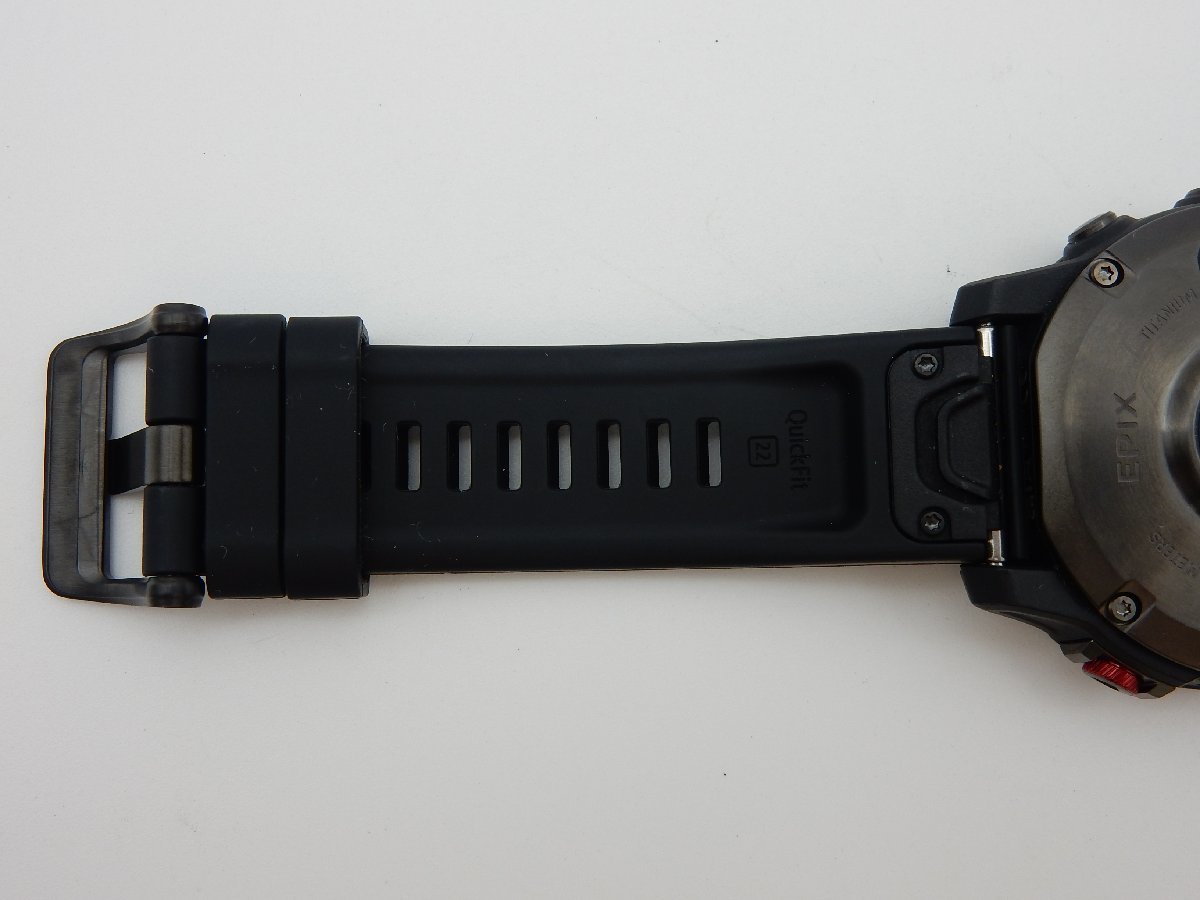 美品 GARMIN ガーミン EPIX Sapphire Carbon Gray DLC Ti / Black 010-02582-15スマートウォッチ Sapphire epix | オマケ付き 美品公式認定ストア 美品公式直営ストア