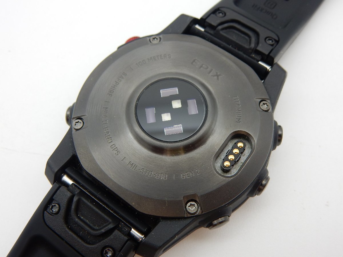 美品 GARMIN ガーミン EPIX Sapphire Carbon Gray DLC Ti / Black 010-02582-15スマートウォッチ Sapphire epix | オマケ付き 美品公式認定ストア 美品公式直営ストア