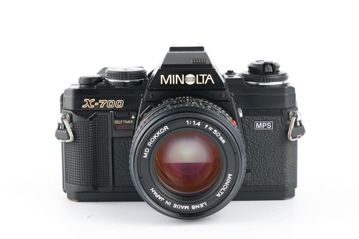 超特価セット 03012cmrk MINOLTA New X-700 + MD ROKKOR 50mm F1.4 MF