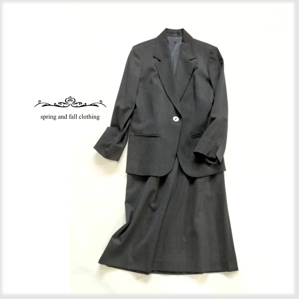 極美品♪BURBERRY LONDON/バーバリーロンドン＊イタリー生地♪ウール混 