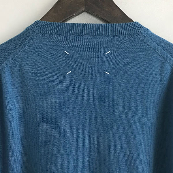 Maison Martin 0 Margiela メゾン マルタン マルジェラ 3Dアーガイルニット メゾンマルタンマルジェラの通販 Margiela14 ボルドー 1 スウェット メゾン・マルタン エルボーパッチ 2014年春夏