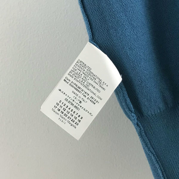 Maison Martin 0 Margiela メゾン マルタン マルジェラ 3Dアーガイルニット メゾンマルタンマルジェラの通販 Margiela14 ボルドー 1 スウェット メゾン・マルタン エルボーパッチ 2014年春夏