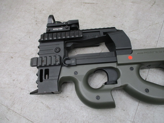 T1420E□東京マルイ□PROJECT90 Cal 5.7×28 SS90□電動ガン□AIMPOINT