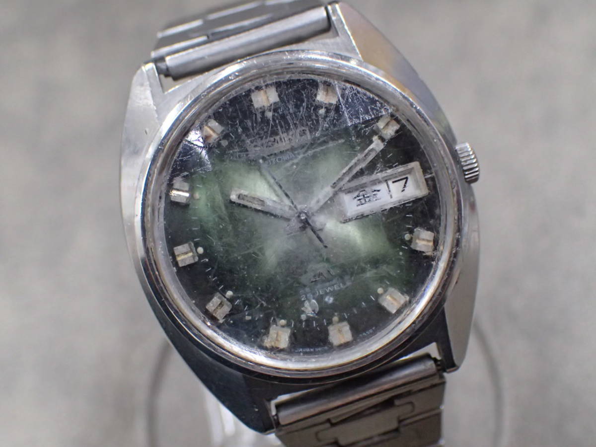 新品ベルト 稼働】SEIKO メンズ腕時計 LM 自動巻き 23石Jewel.