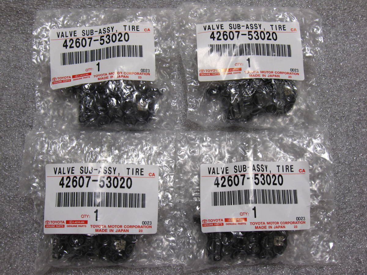 新品 レクサス純正 空気圧センサー4個セットPMV-E000☆レクサスES，RX