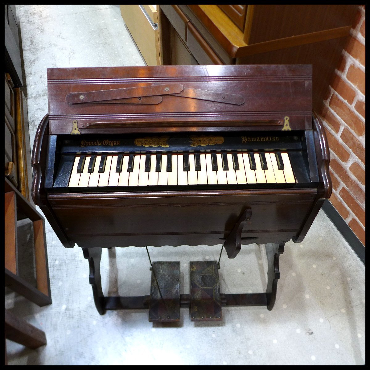 ヤマハ YAMAHA 山葉 浜松 リードオルガン 第6号 61鍵 大正 昭和 レトロ 