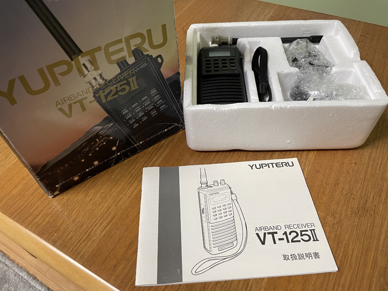 YUPITERU ユピテル メルカリ VT-125Ⅱ 航空無線機受信専用エアバンド
