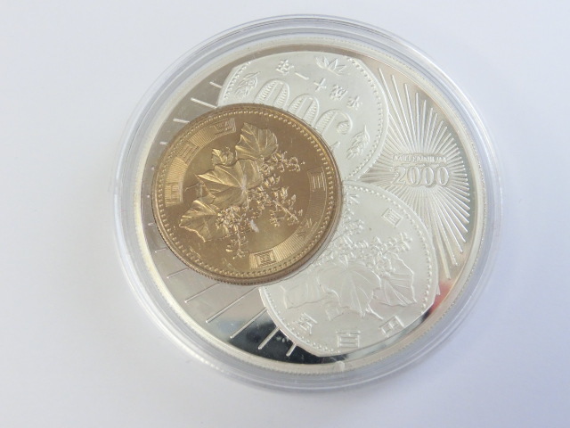2000年 コンゴ共和国 新500円硬貨発行記念 収集 | 造幣局純銀メダル