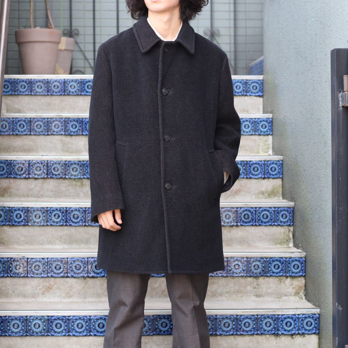 レディース BURBERRY LONDON バーバリーロンドン アンゴラ混ウールコート