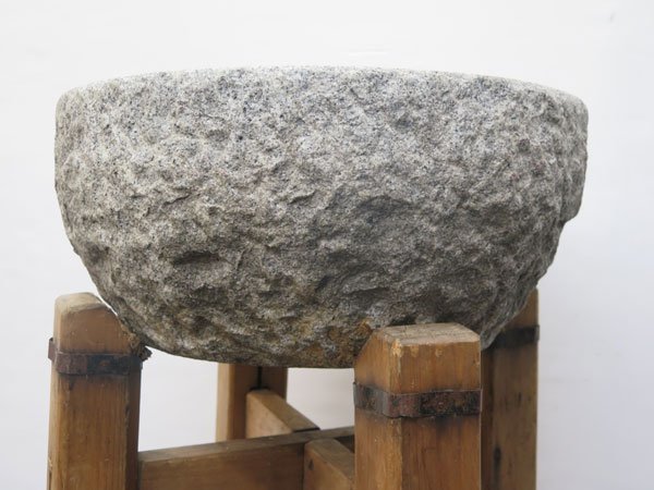 餅つき 石臼 正月 年末年始 イベント 石うす 木台 杵2本 セット 引取限定