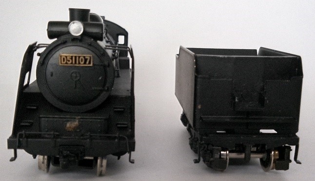 D51完成 HOゲージ adachi 鉄道模型 アダチ HOゲージ Adachi 蒸気機関車