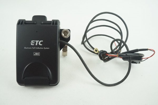 バイク用 一体型 ETC 車載器 日本無線 JRM-12 ステー付属 カード認識 動作