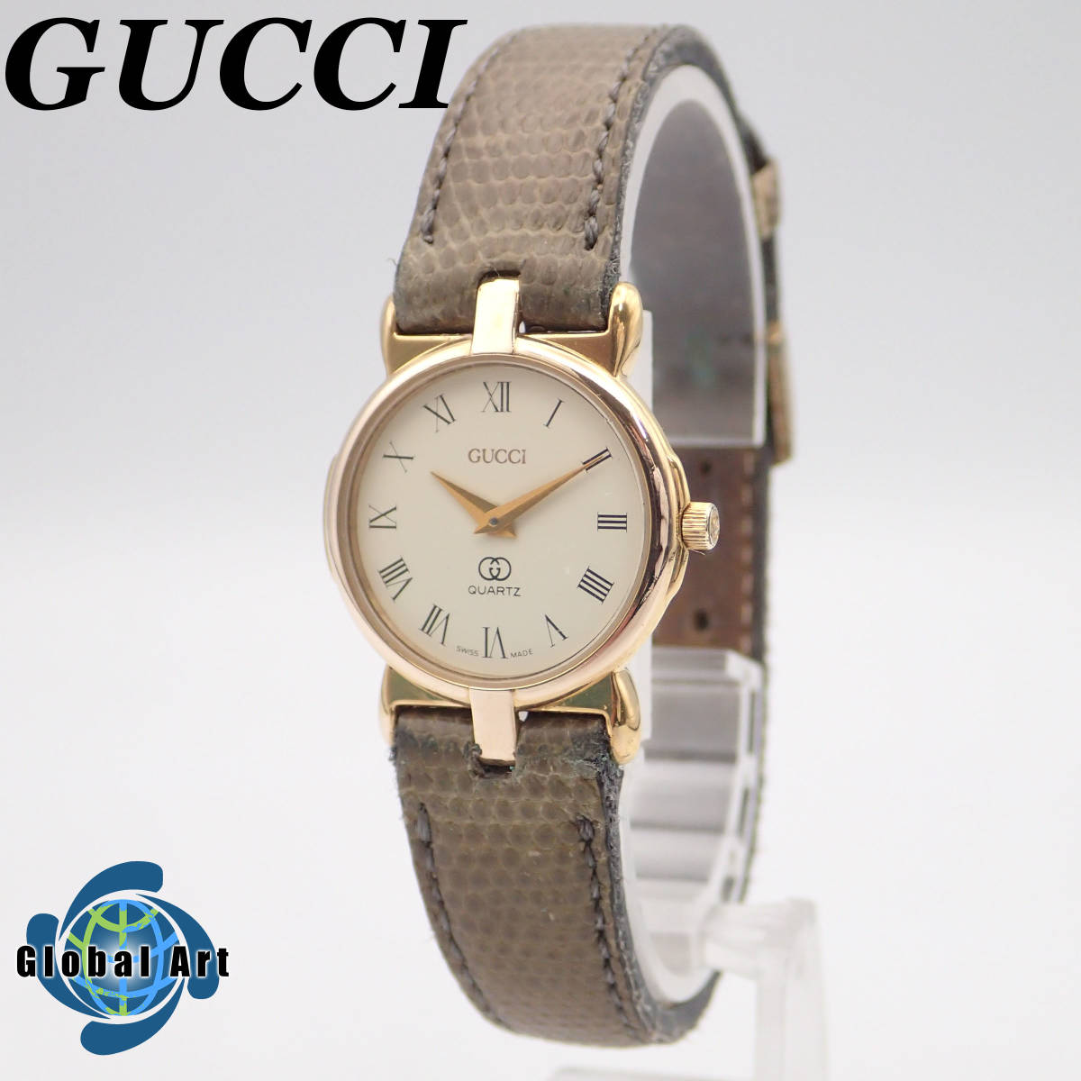 あ11550/GUCCI グッチ/クオーツ/レディース腕時計/ローマン/尾錠 純正
