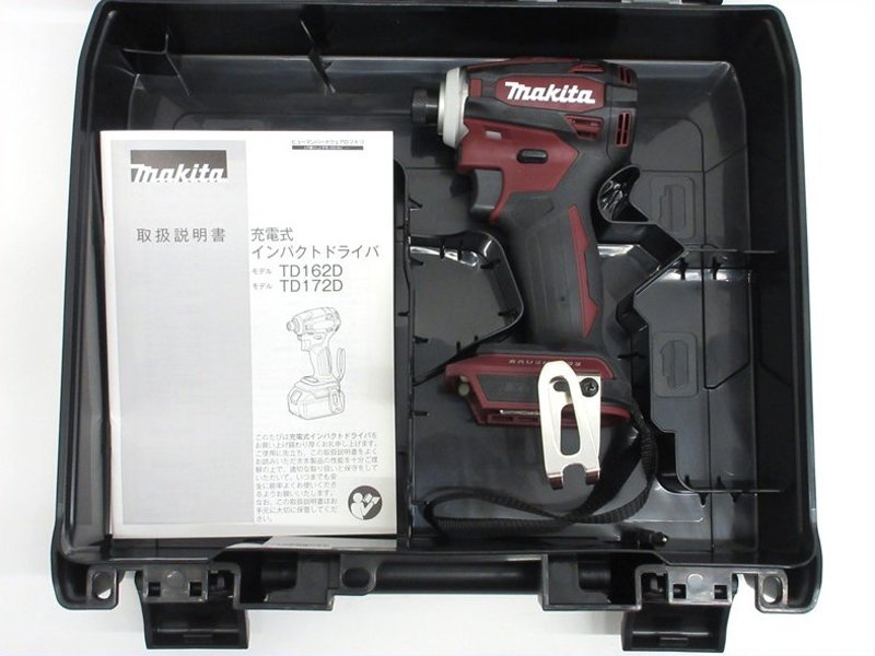  限定特価 makita マキタ 18V 充電式インパクトドライバ TD172D レッド 本体+ケースセット /D20179900016137D/(本体)｜売買されたオークション情報、yahooの商品情報をアーカイブ公開 - オークファン インパクトドライバ