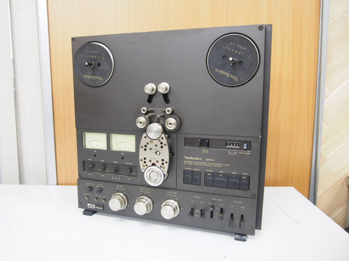 大得価，送料無料 2K1006-20 Technics テクニクス オープンリールデッキ RS-1506U 現状品(オープンリールデッキ)｜売買されたオークション情報、yahooの商品情報をアーカイブ公開 - オークファン オープンリールデッキ