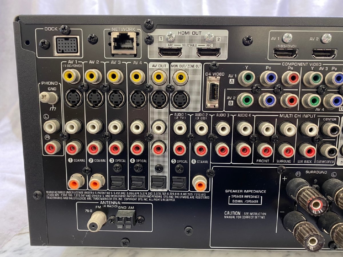 □t477 ジャンク☆YAMAHA ヤマハ RX-V1067 AVレシーバー アンプ - RX
