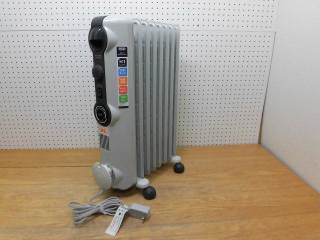DeLonghi デロンギ オイルヒーター HJ0812（8～10畳）ホワイト＋ 