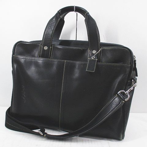 コーチ COACH ブリーフケース 2WAY ビジネスバッグ F70094 ブラック 黒
