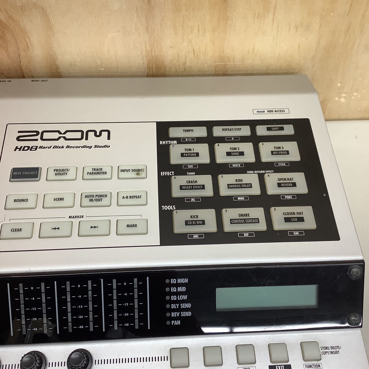 ZOOM MRS-8 HD8 レコーディングスタジオ 2点まとめて 現状品 通電のみ