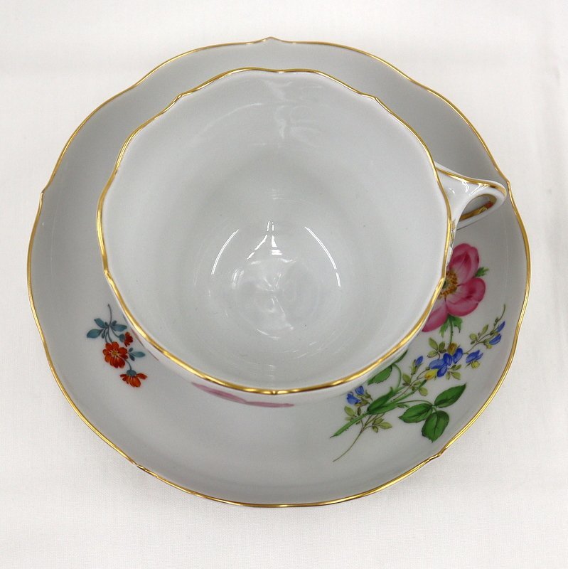 Meissen　クリスタル花柄ボウル　No.2 マイセン ベーシックフラワー ベーシックフラワー（二つ花） ミニ