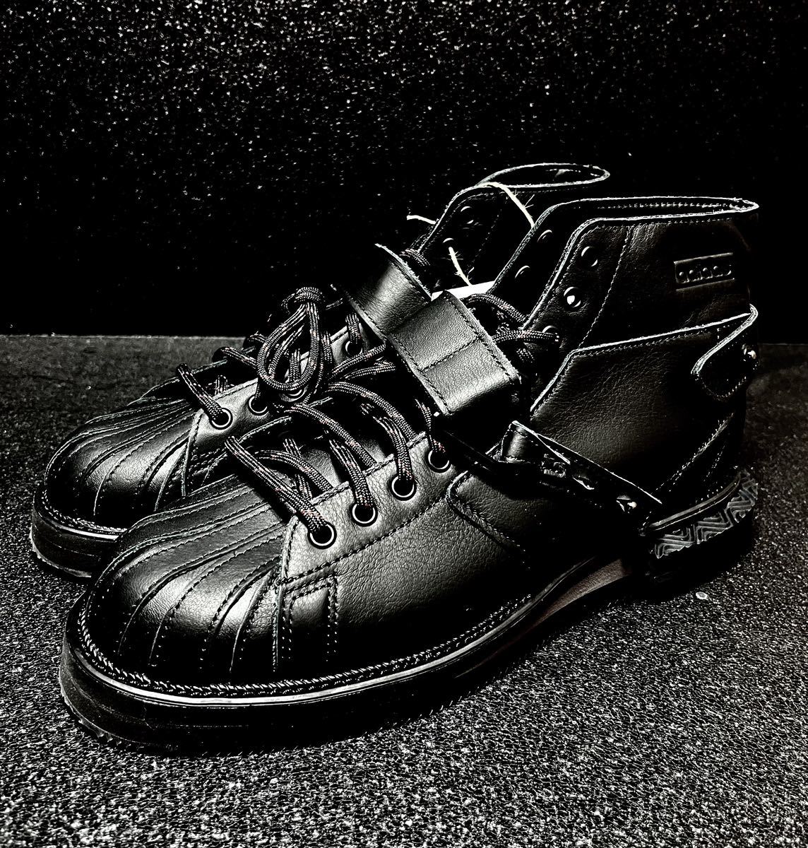 驚きの破格値，定番 26.5cm adidas SS BOOT アディダス ss ブーツ コアブラック オールレザー 本革(26.5cm)｜売買されたオークション情報、yahooの商品情報をアーカイブ公開 - オークファン 26.5cm