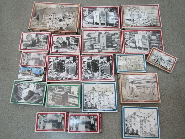 п0737　AS 【ジャンク】長期保管品 GREEN MAX N GAUGE STRUCTURE KIT Nゲージ ストラクチャー パーツ まとめて 大量